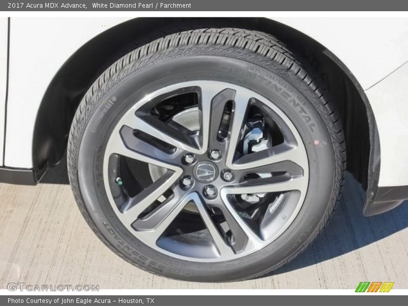 White Diamond Pearl / Parchment 2017 Acura MDX Advance
