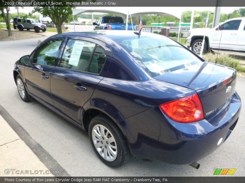 Imperial Blue Metallic / Gray 2009 Chevrolet Cobalt LT Sedan