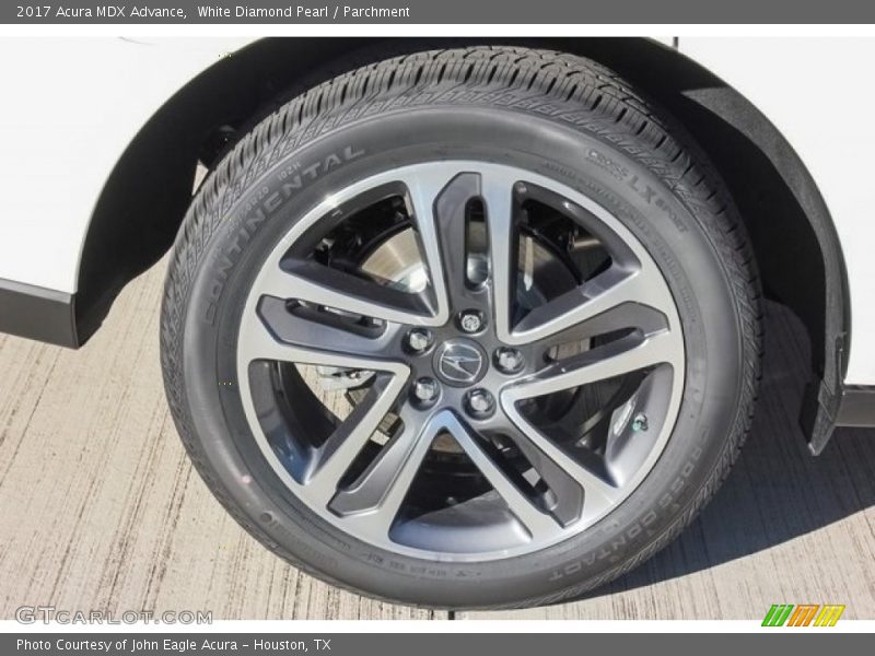 White Diamond Pearl / Parchment 2017 Acura MDX Advance
