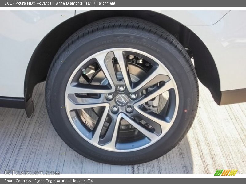 White Diamond Pearl / Parchment 2017 Acura MDX Advance