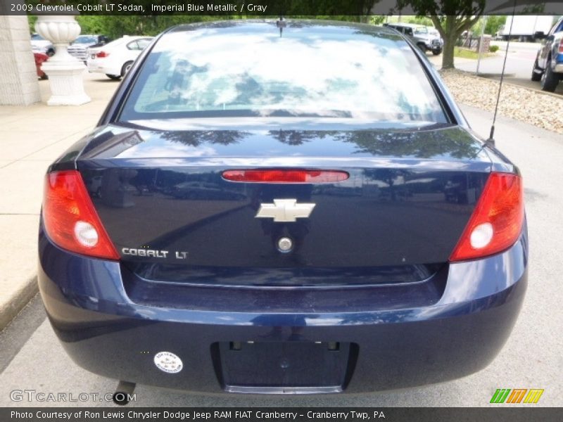 Imperial Blue Metallic / Gray 2009 Chevrolet Cobalt LT Sedan