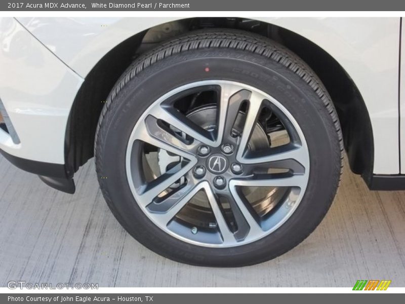 White Diamond Pearl / Parchment 2017 Acura MDX Advance