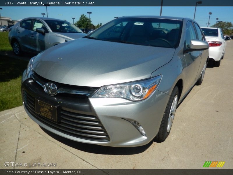 Celestial Silver Metallic / Ash 2017 Toyota Camry LE