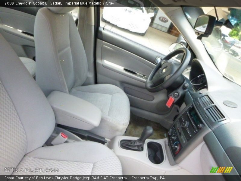 Imperial Blue Metallic / Gray 2009 Chevrolet Cobalt LT Sedan