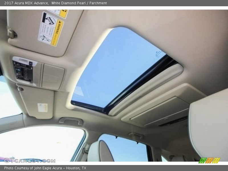 White Diamond Pearl / Parchment 2017 Acura MDX Advance