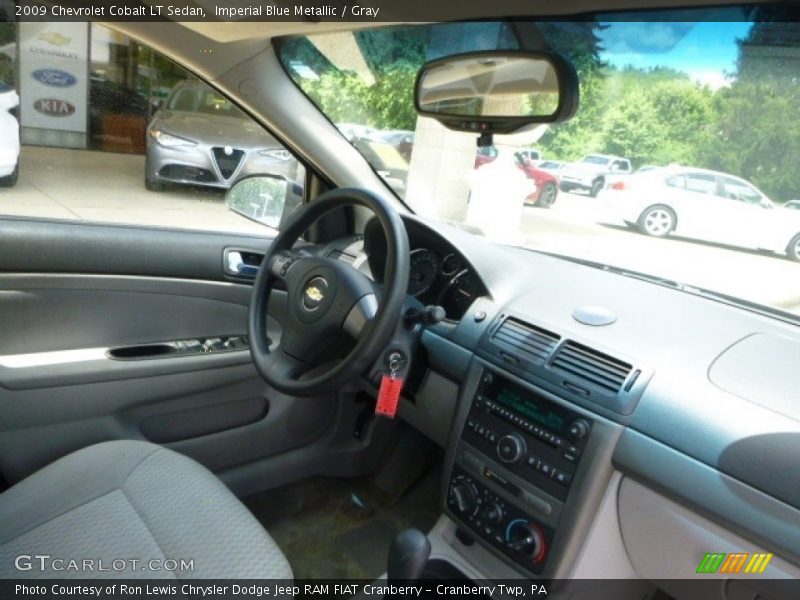 Imperial Blue Metallic / Gray 2009 Chevrolet Cobalt LT Sedan