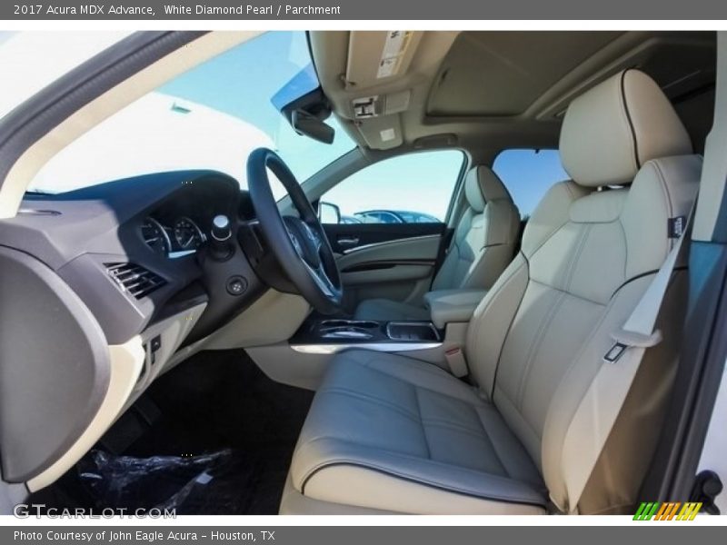 White Diamond Pearl / Parchment 2017 Acura MDX Advance