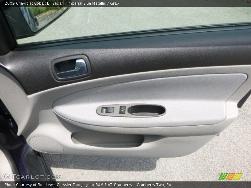 Imperial Blue Metallic / Gray 2009 Chevrolet Cobalt LT Sedan
