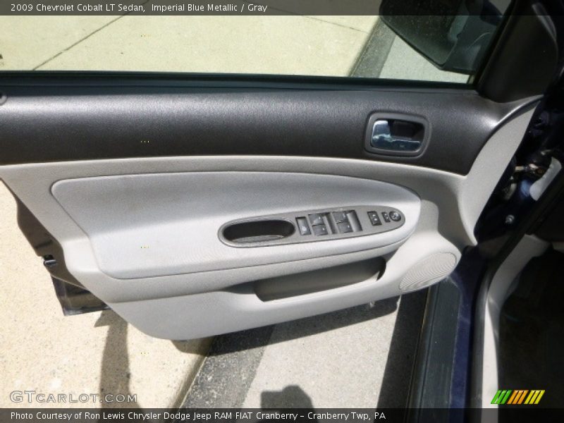 Imperial Blue Metallic / Gray 2009 Chevrolet Cobalt LT Sedan