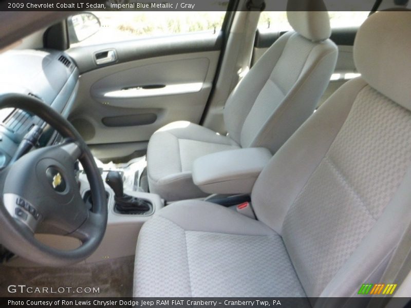 Imperial Blue Metallic / Gray 2009 Chevrolet Cobalt LT Sedan