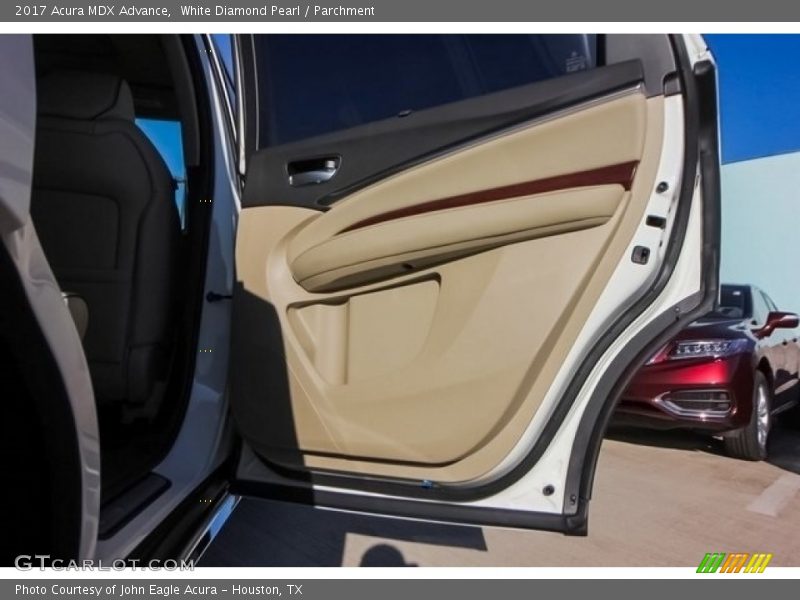 White Diamond Pearl / Parchment 2017 Acura MDX Advance