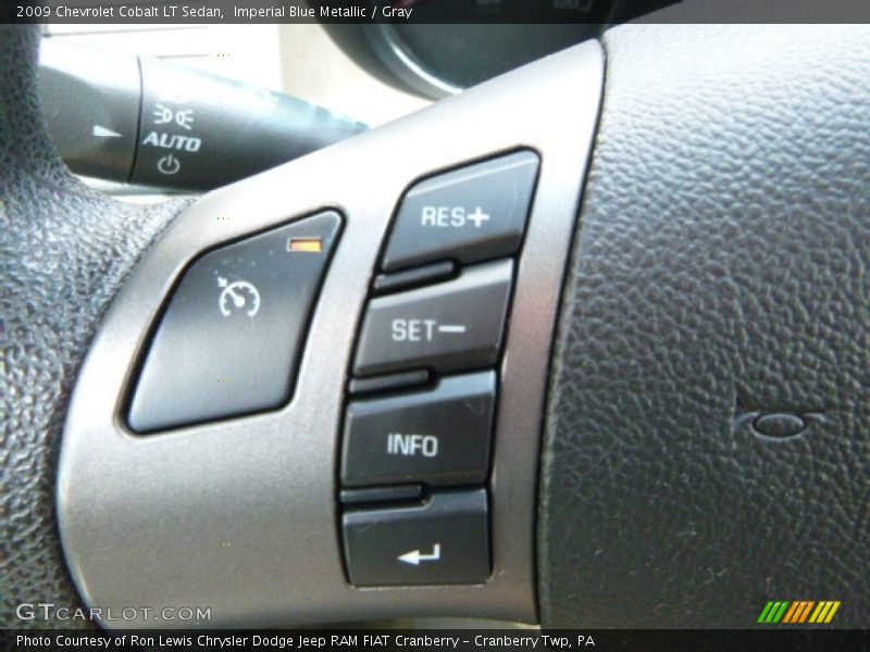 Imperial Blue Metallic / Gray 2009 Chevrolet Cobalt LT Sedan