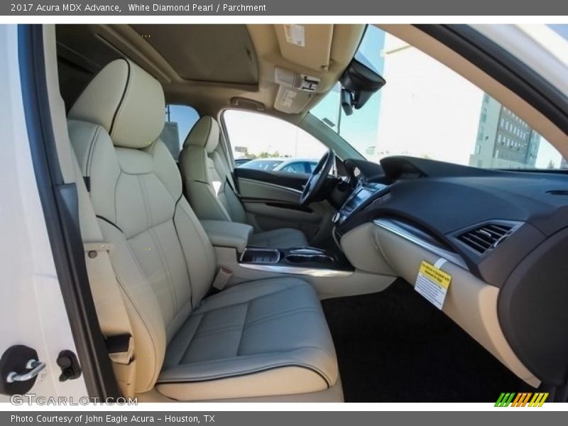 White Diamond Pearl / Parchment 2017 Acura MDX Advance
