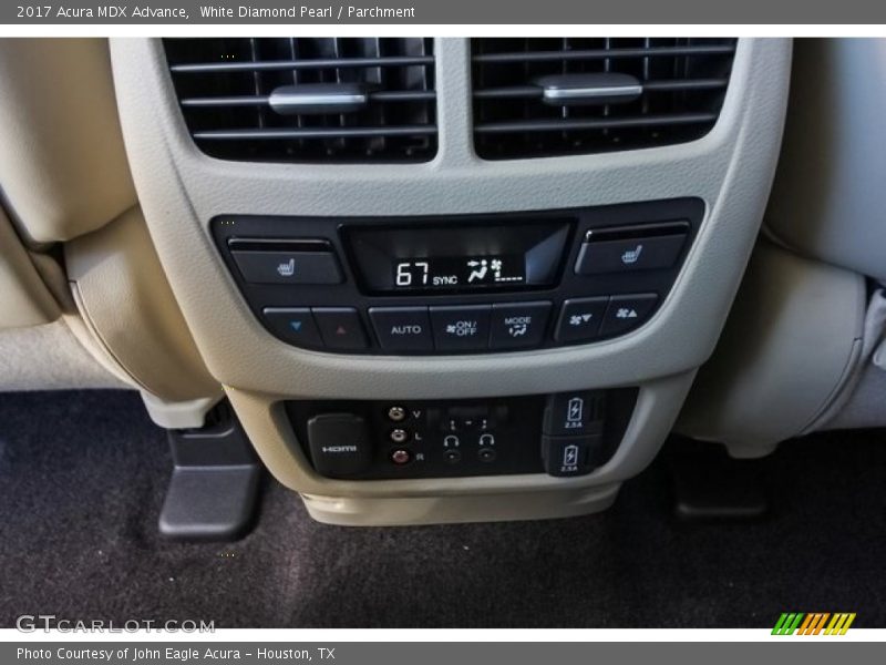 White Diamond Pearl / Parchment 2017 Acura MDX Advance