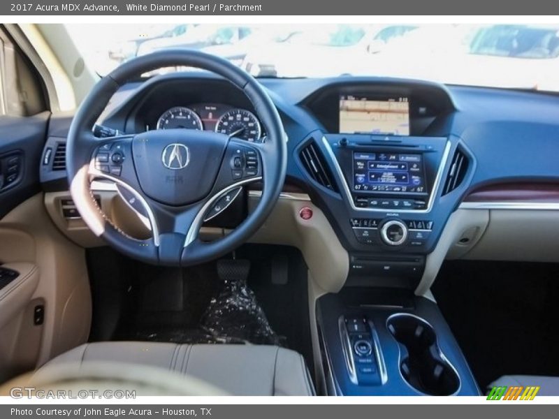 White Diamond Pearl / Parchment 2017 Acura MDX Advance