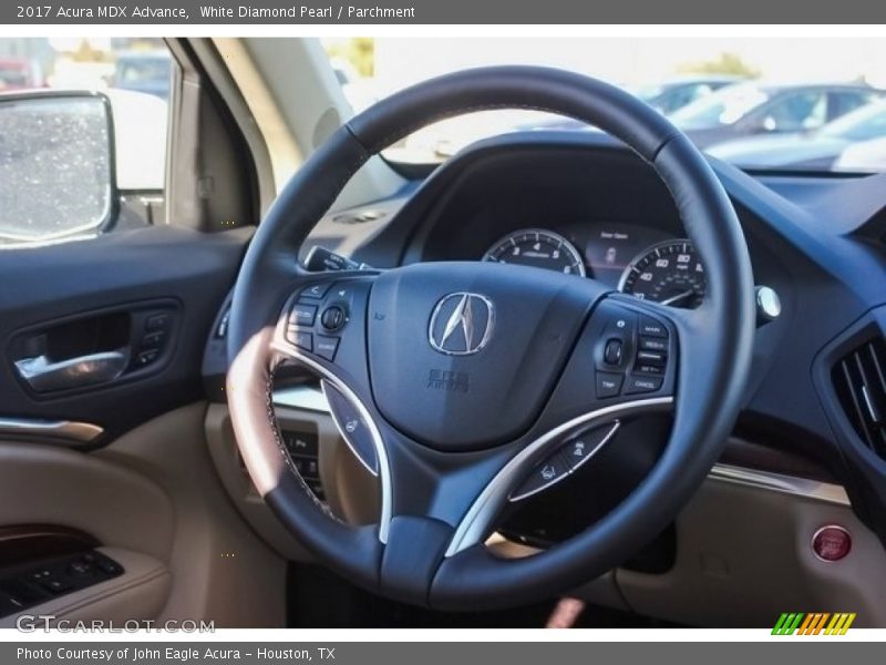 White Diamond Pearl / Parchment 2017 Acura MDX Advance