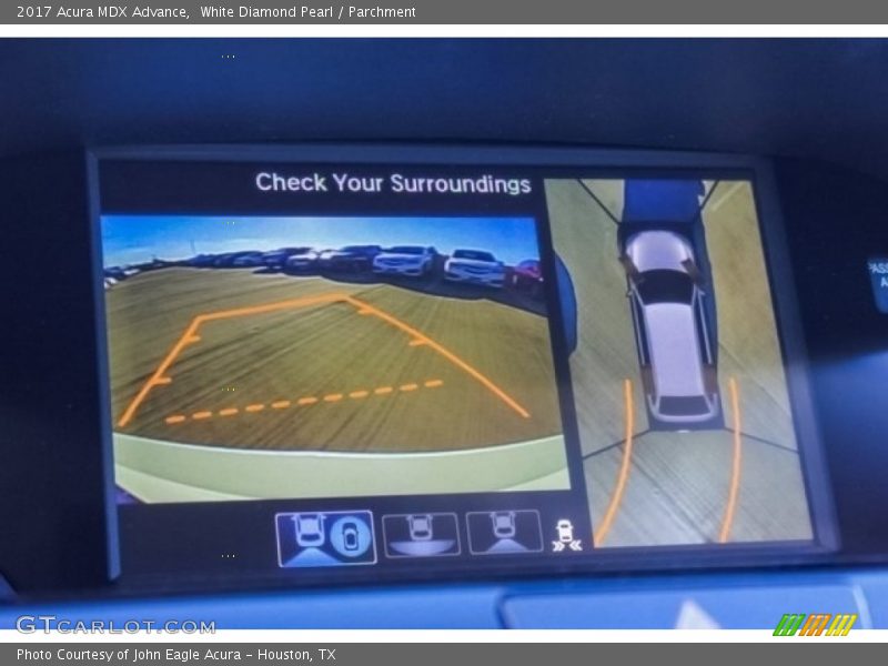 White Diamond Pearl / Parchment 2017 Acura MDX Advance