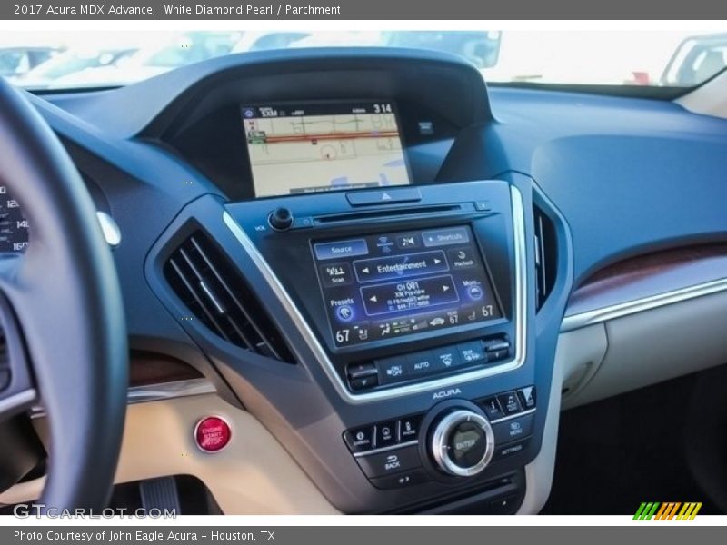 White Diamond Pearl / Parchment 2017 Acura MDX Advance