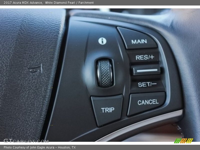 White Diamond Pearl / Parchment 2017 Acura MDX Advance