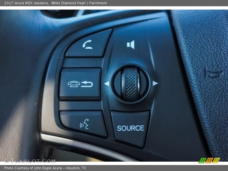 White Diamond Pearl / Parchment 2017 Acura MDX Advance