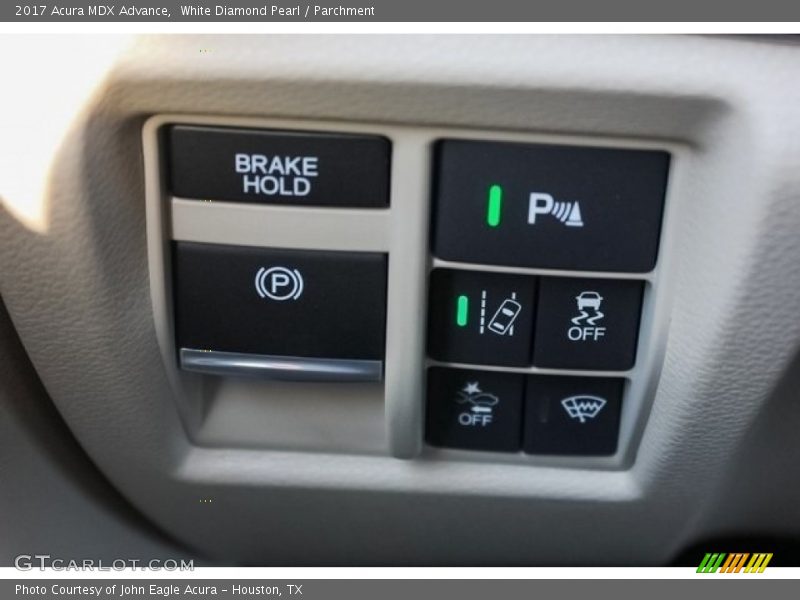 White Diamond Pearl / Parchment 2017 Acura MDX Advance