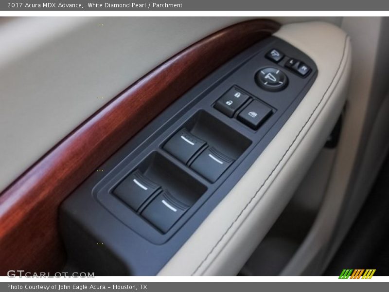 White Diamond Pearl / Parchment 2017 Acura MDX Advance