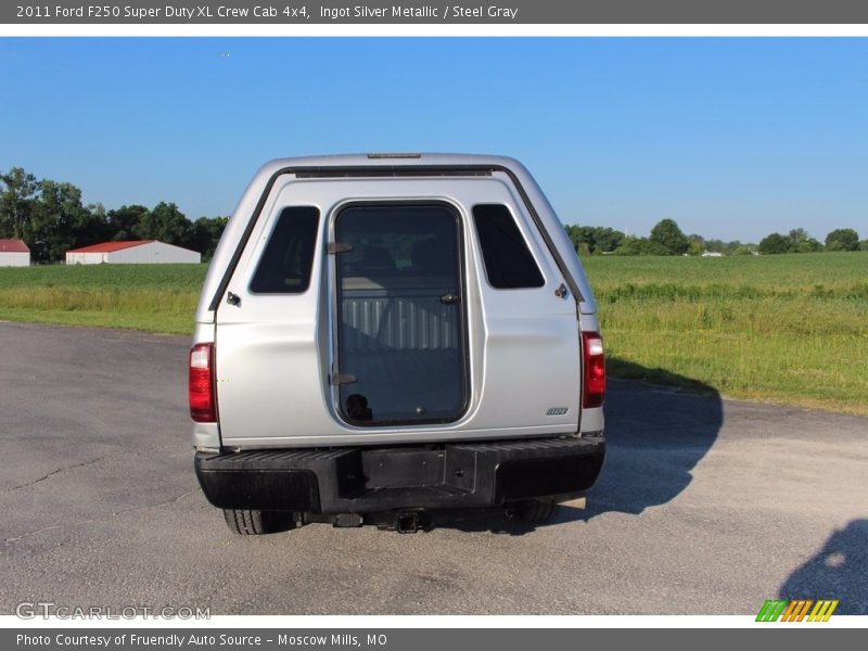 Ingot Silver Metallic / Steel Gray 2011 Ford F250 Super Duty XL Crew Cab 4x4