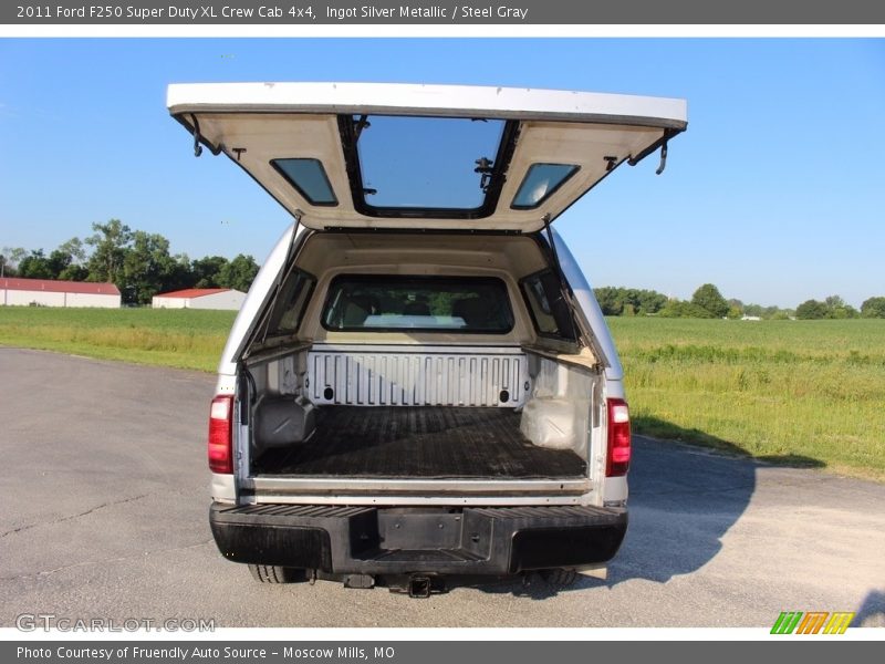 Ingot Silver Metallic / Steel Gray 2011 Ford F250 Super Duty XL Crew Cab 4x4