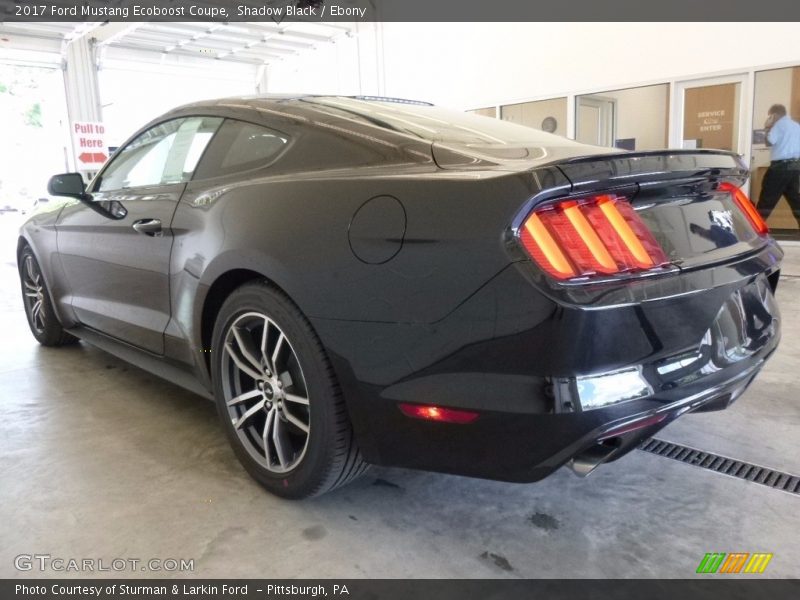 Shadow Black / Ebony 2017 Ford Mustang Ecoboost Coupe