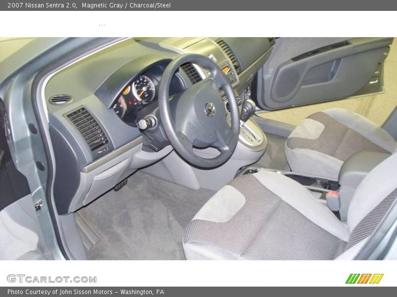 Magnetic Gray / Charcoal/Steel 2007 Nissan Sentra 2.0
