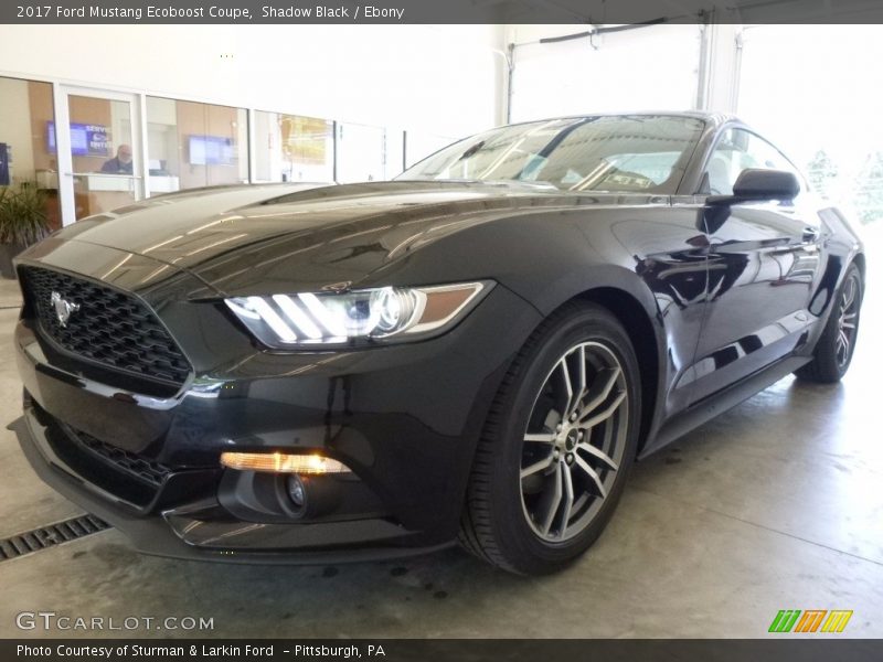 Shadow Black / Ebony 2017 Ford Mustang Ecoboost Coupe