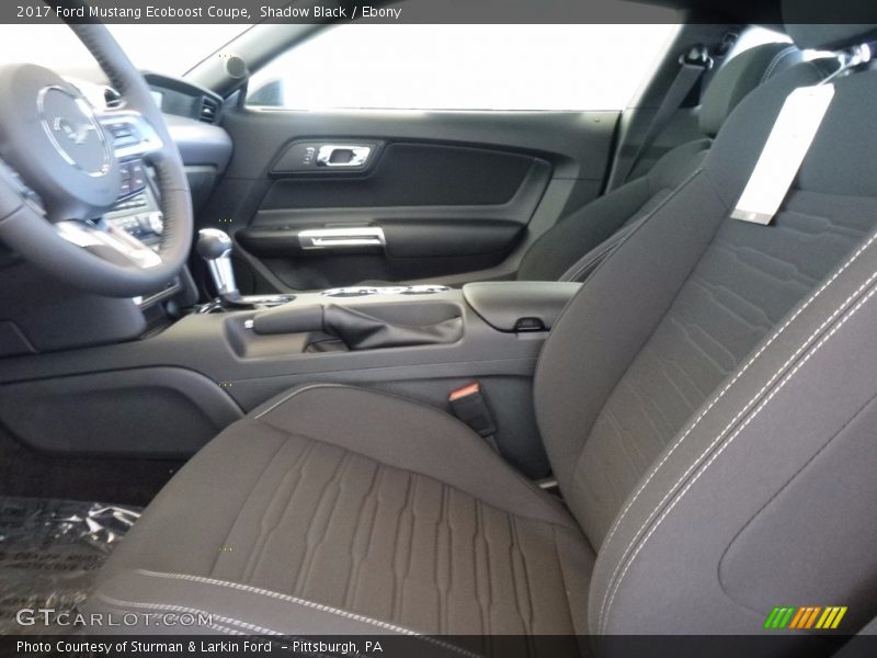 Shadow Black / Ebony 2017 Ford Mustang Ecoboost Coupe