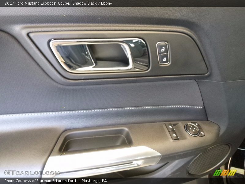 Shadow Black / Ebony 2017 Ford Mustang Ecoboost Coupe