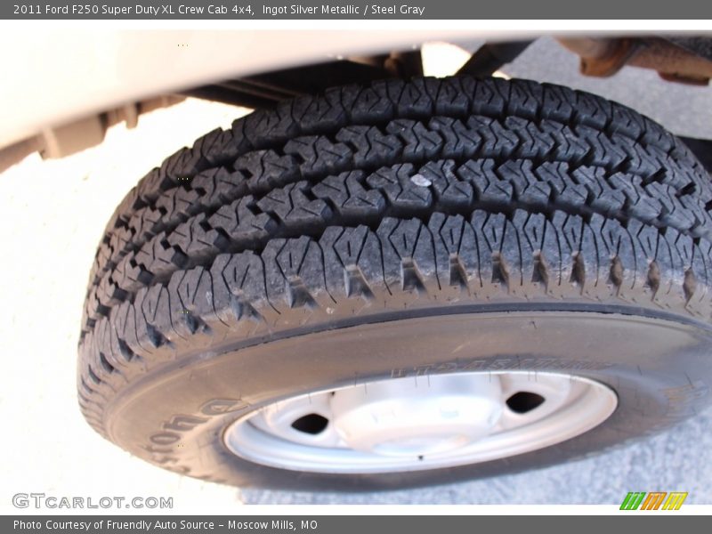 Ingot Silver Metallic / Steel Gray 2011 Ford F250 Super Duty XL Crew Cab 4x4