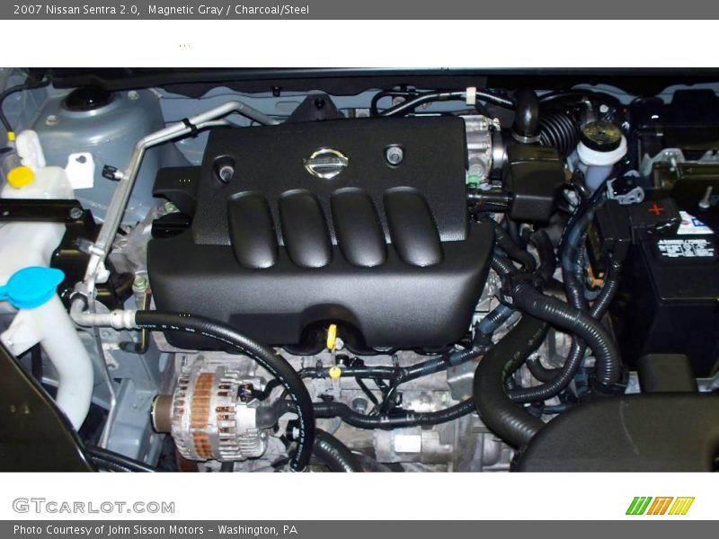 Magnetic Gray / Charcoal/Steel 2007 Nissan Sentra 2.0
