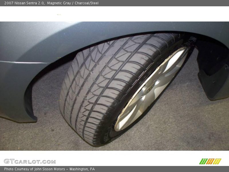 Magnetic Gray / Charcoal/Steel 2007 Nissan Sentra 2.0