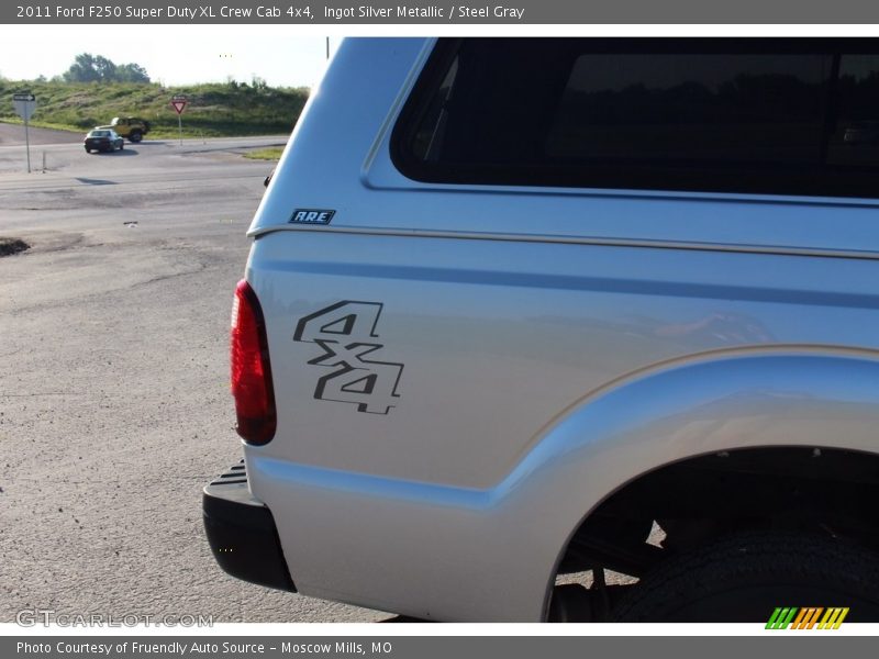 Ingot Silver Metallic / Steel Gray 2011 Ford F250 Super Duty XL Crew Cab 4x4