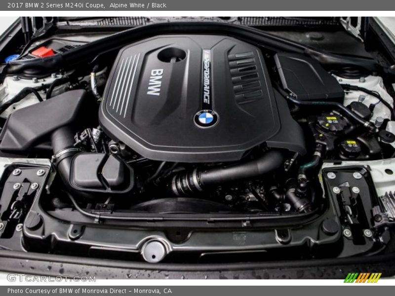 Alpine White / Black 2017 BMW 2 Series M240i Coupe