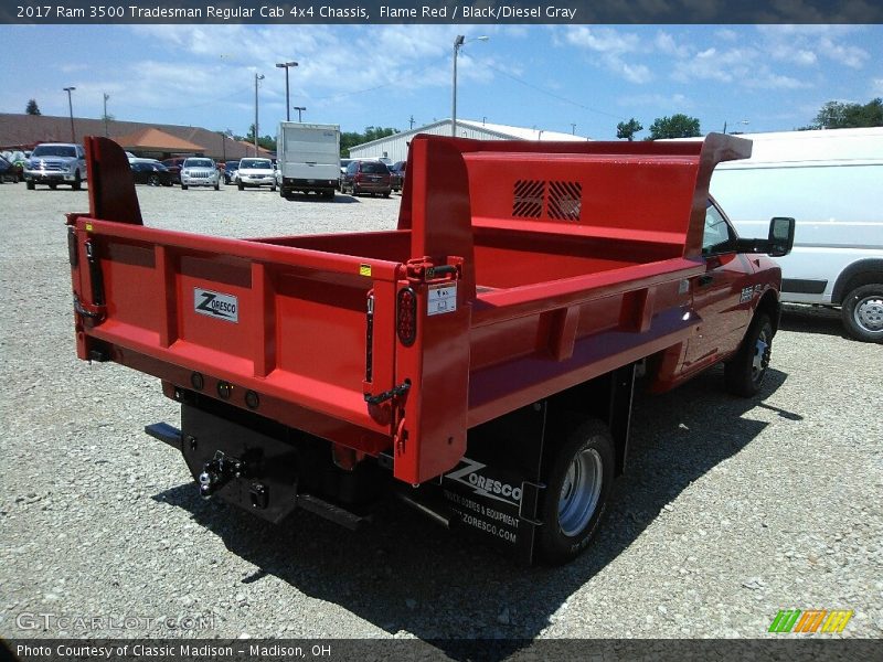 Flame Red / Black/Diesel Gray 2017 Ram 3500 Tradesman Regular Cab 4x4 Chassis