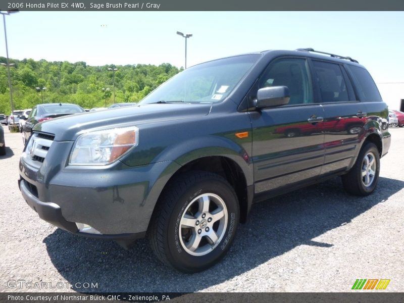 Sage Brush Pearl / Gray 2006 Honda Pilot EX 4WD