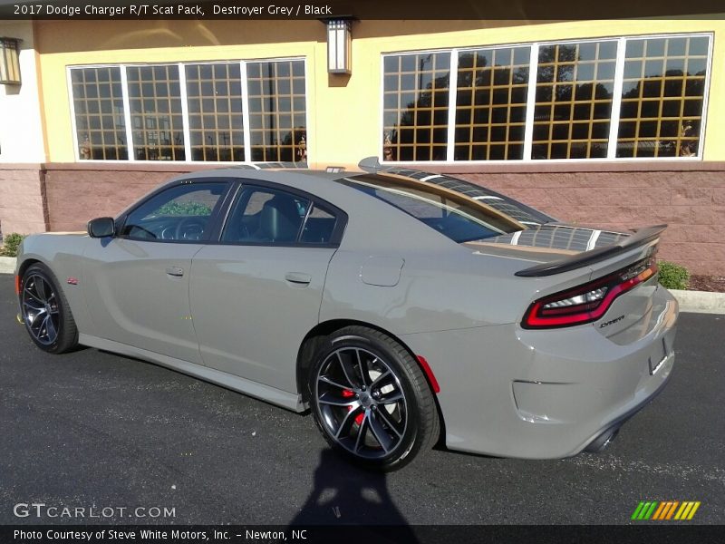 Destroyer Grey / Black 2017 Dodge Charger R/T Scat Pack