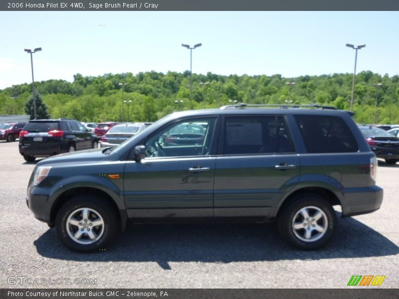 Sage Brush Pearl / Gray 2006 Honda Pilot EX 4WD