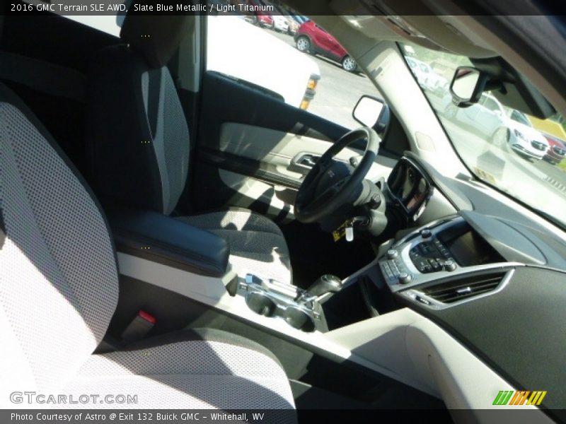Slate Blue Metallic / Light Titanium 2016 GMC Terrain SLE AWD