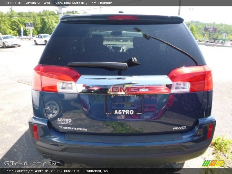 Slate Blue Metallic / Light Titanium 2016 GMC Terrain SLE AWD