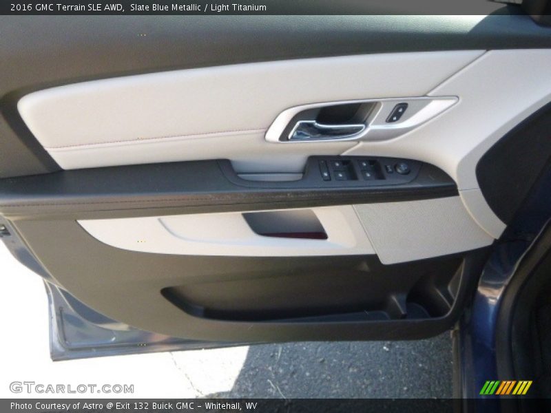 Slate Blue Metallic / Light Titanium 2016 GMC Terrain SLE AWD