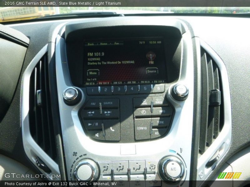 Slate Blue Metallic / Light Titanium 2016 GMC Terrain SLE AWD