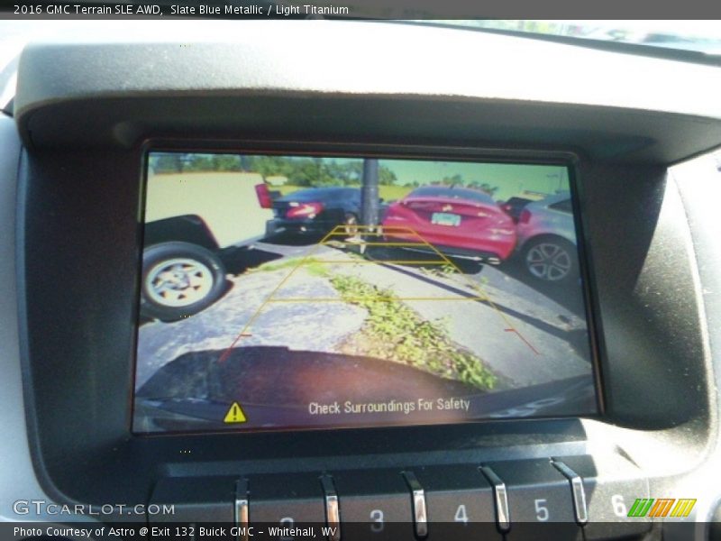 Slate Blue Metallic / Light Titanium 2016 GMC Terrain SLE AWD