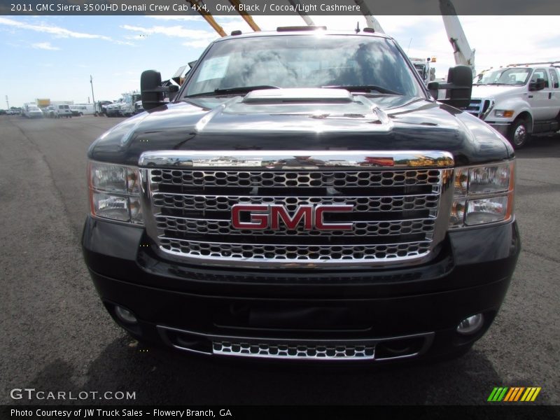 Onyx Black / Cocoa/Light Cashmere 2011 GMC Sierra 3500HD Denali Crew Cab 4x4