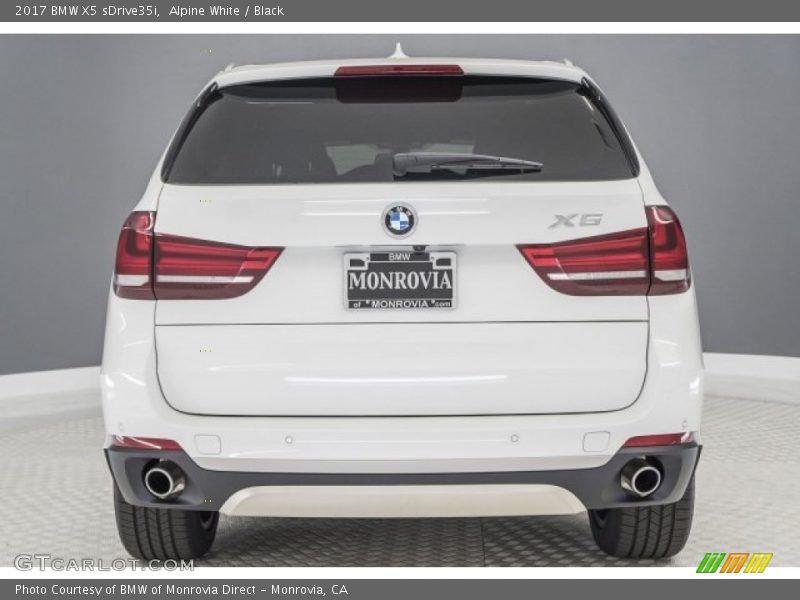 Alpine White / Black 2017 BMW X5 sDrive35i