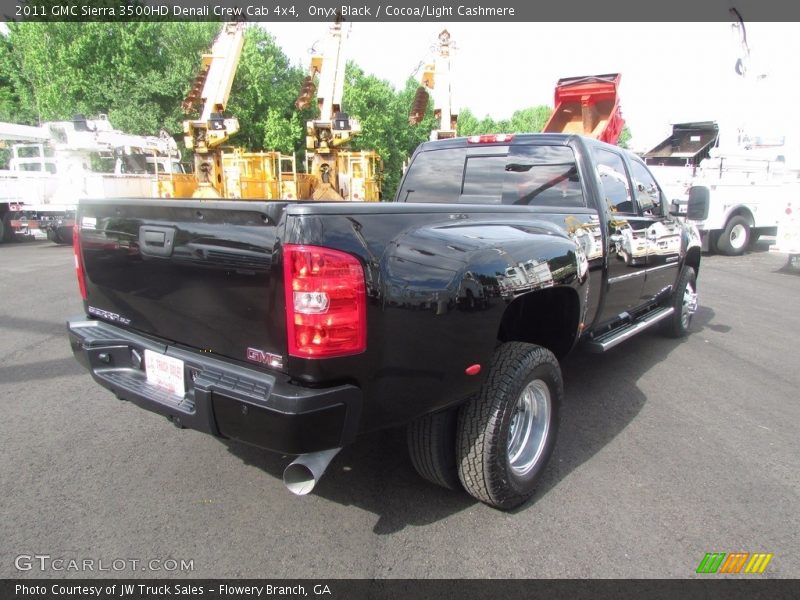 Onyx Black / Cocoa/Light Cashmere 2011 GMC Sierra 3500HD Denali Crew Cab 4x4